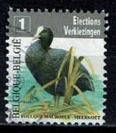 België OBP 4042 - Vogel Meerkoet, Foulque Macroule, Verkiezingszegel - Gebruikt