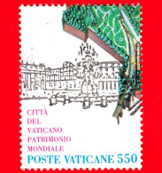 VATICANO  - Usato - 1986 - Città Del Vaticano Patrimonio Mondiale - Città Del Vaticano - 550 - Gebruikt