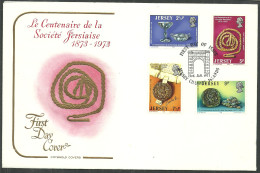 JERSEY 1973 FDC COVER  - Jersey