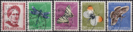 1951 Schweiz Pro Juventute ° Zum:CH J138-J142,Yt:CH 512-516, Mi:CH 561-265, Insekten Und Johanna Spyri - Gebruikt