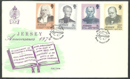 JERSEY 1974 FDC COVER  - Jersey