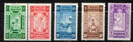 ETHIOPIA Scott # 268-72 MH - Without Overprint - Ethiopia