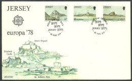 JERSEY 1978 FDC COVER - Europa Cept - Jersey