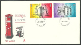 JERSEY 1979 FDC COVER - Europa Cept - Jersey