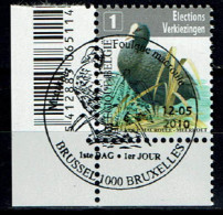België OBP 4042 - Vogel Meerkoet, Foulque Macroule, Verkiezingszegel - Gebraucht