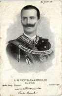 S. M. Victor Emmanuel III - Roi D Italie - Familles Royales