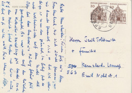 BUND - 1967, Michel 454, Waag. Paar, AK Frankatur - Lettres & Documents