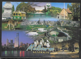 Australia, Melbourne, Multi-view, Unused, Label On Back - Melbourne
