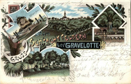 Grus Von Den Schlachtfeldern Bei Gravelotte - Litho - Altri & Non Classificati