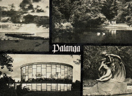 Lithuania Palanga Ca 1950 Postcard Architecture Glass - Litouwen