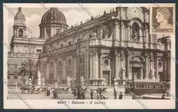 Catania Città Tram Foto Cartolina ZB8952 - Catania