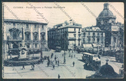 Catania Città Tram Cartolina ZB8966 - Catania