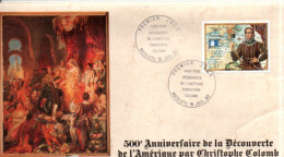 WALLIS ET FUTUNA FDC 1992 500 ANS DECOUVERTE DE L'AMERIQUE - FDC