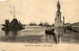 Port Said - Statue De Lesseps - Port-Saïd