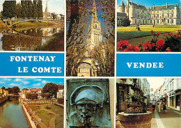 85 - Fontenay Le Comte - Multivues - Fleurs - CPM - Voir Scans Recto-Verso - Fontenay Le Comte