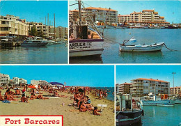 66 - Port Barcarès - Multivues - Scènes De Plage - Bateaux - CPM - Voir Scans Recto-Verso - Port Barcares