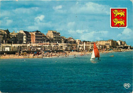 14 - Luc Sur Mer - Vue Panoramique De La Plage Et Des Hôtels - Blasons - CPM - Voir Scans Recto-Verso - Luc Sur Mer