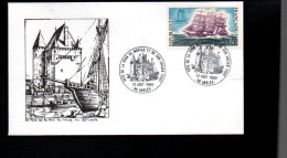 FETE DE LA TOUR DE MORICQ ET DE SON ANCIEN PORT à ANGLES VENDEE 1989 - Commemorative Postmarks