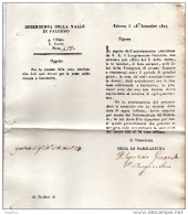 1824 INTENDENZA DELLA VALLE DI PALERMO - Historische Documenten