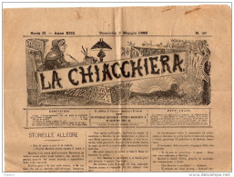 1886 GIORNALE LA CHIACCHIERA - Other & Unclassified