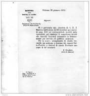1862 PALERMO -  GUARDIA NAZIONALE - Documentos Históricos