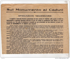 MONUMENTO AI CADUTI - Documents Historiques