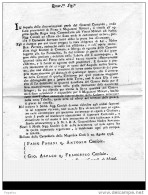 1798 BELLUNO - Historical Documents