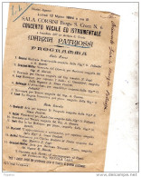 1894 SALA CORSINI FIRENZE - Programma's