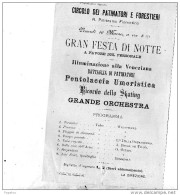 POLITEAMA FIORENTINO - Programs