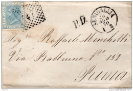 1870  LETTERA CON ANNULLO SENIGALLIA ANCONA - Storia Postale