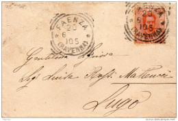 1910  LETTERA CON ANNULLO FAENZA RAVENNA - Storia Postale