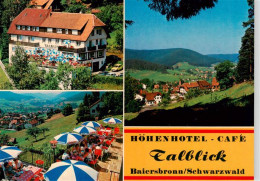 73884703 Baiersbronn Schwarzwald Hoehenhotel Cafe Talblick Panorama Terrasse Bai - Baiersbronn