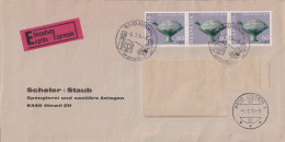 Express Brief  "Schefer + Staub, Spenglerei/sanitäre Anlagen, Hinwil"        1974 - Storia Postale