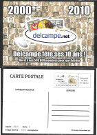 Delcampe, 2000-2010, 10th Anniversary, Unused - Publicidad