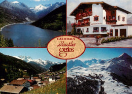 73884669 Gerlos Zillertal AT Seeblick Gaestehaus Monika Ortspartie Winterpanoram - Autres & Non Classés