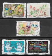 France 2012  Oblitéré Autoadhésif  N° 765 - 766  - 770 - 771  - 773  -     Meilleurs Voeux - Used Stamps