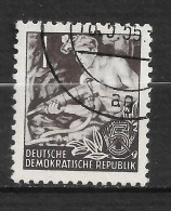 ALLEMAGNE   REPUBLIQUE DÉMOCRATIQUE  N°   117     " PLAN QUINQUENNAL  " - Used Stamps