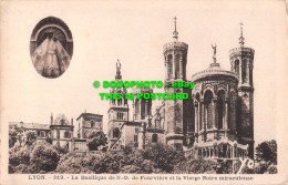 R507167 Lyon. La Basilique De N. D. De Fourviere Et La Vierge Noire Miraculeuse. - Mondo