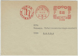 Schweiz 1975, Brief Freistempel / EMA / Meterstamp Hug Rupperswil - Aarau - Frankeermachinen