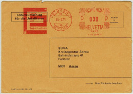 Schweiz 1971, Brief Freistempel / EMA / Meterstamp Bern Bethlehem - Aarau, Bau, Vorfabrikation - Postage Meters