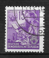 ALLEMAGNE   REPUBLIQUE DÉMOCRATIQUE  N°   123    " PLAN QUINQUENNAL  " - Used Stamps