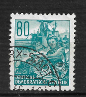 ALLEMAGNE   REPUBLIQUE DÉMOCRATIQUE  N°   133    " PLAN QUINQUENNAL  " - Used Stamps