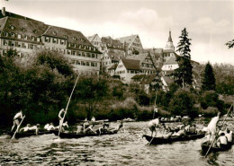 73884278 Tuebingen Stocherkahnrennen Der Studenten Auf Dem Neckar Tuebingen - Tuebingen