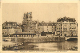 25.04.2024 - B - 4467. RENNES -  Place De La Croix De La Mission Et Gare Des Tramways - Rennes