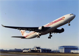 Airbus A330 Thai Airways International - 180 X 130 Mm. - Photo Presse Originale - Aviation