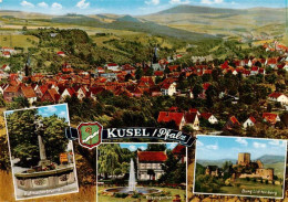 73884021 Kusel Panorama Hutmacherbrunnen Rosengarten Burg Lichtenberg Kusel - Otros & Sin Clasificación