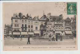 ABBEVILLE - SOMME - PLACE DE L'AMIRAL COURBET - RUE ALFRED CENDRE - Abbeville