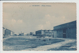 LE CROTOY - SOMME - L'ECOLE D'AVIATION - AVION - Le Crotoy