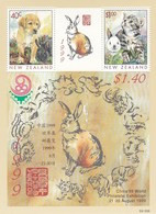 New Zealand SG MS 2287 1999 Pets MS Overprinted China 99, Miniature Sheet, Mint Never Hinged - Ongebruikt