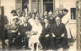 Annonymous Persons Souvenir Photo Social History Portraits & Scenes Wedding Party Bride Groom - Fotografía